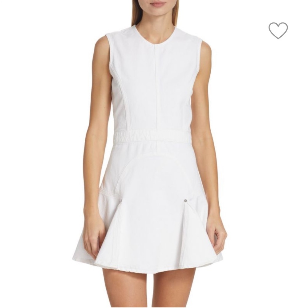 7 for All Mankind Women’s Denim Flounce Dress